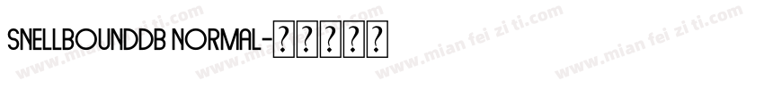SnellboundDB Normal字体转换